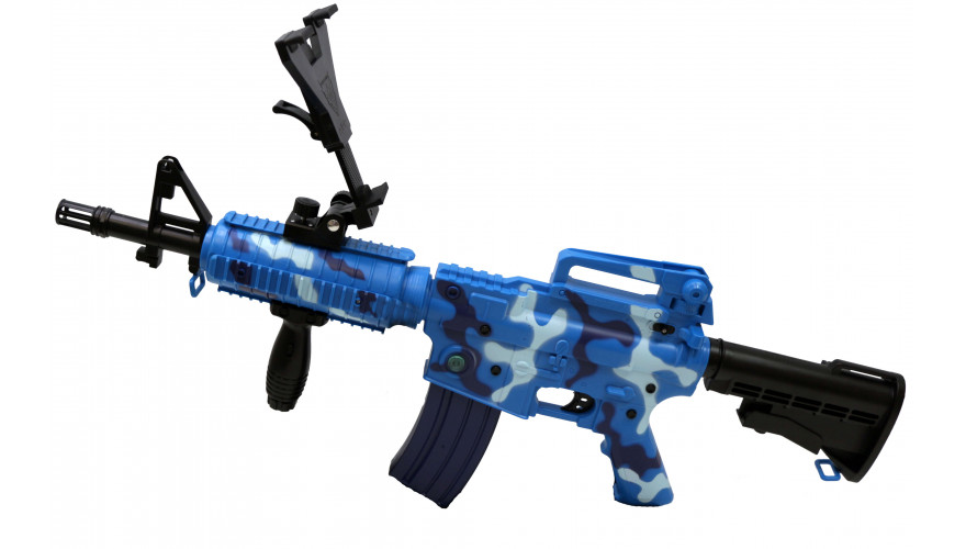 Автомат дополненной реальности Intelligent ar gun AR47-1 Camouflage blue