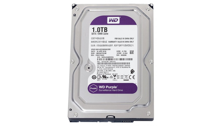 Купить WD Purple WD10EJRX, 1ТБ, HDD, SATA III, 3.5"