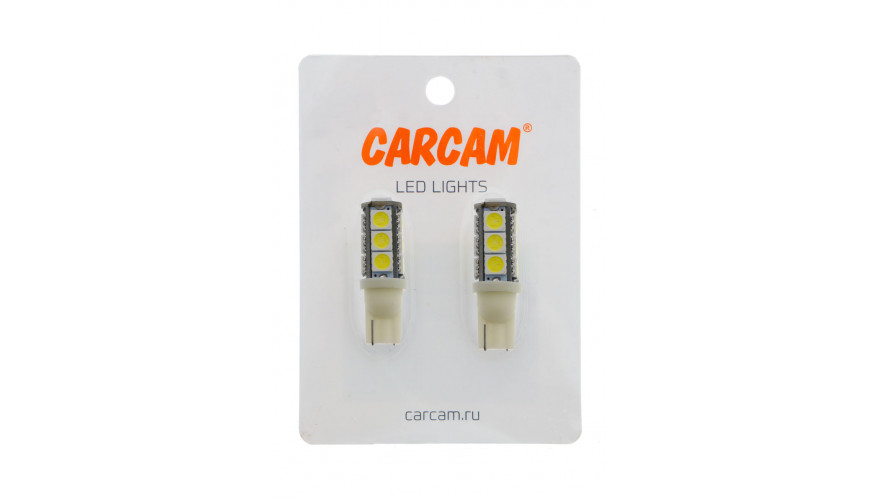 Автомобильная лампа с 13- светодиодами CARCAM T10-13-5050