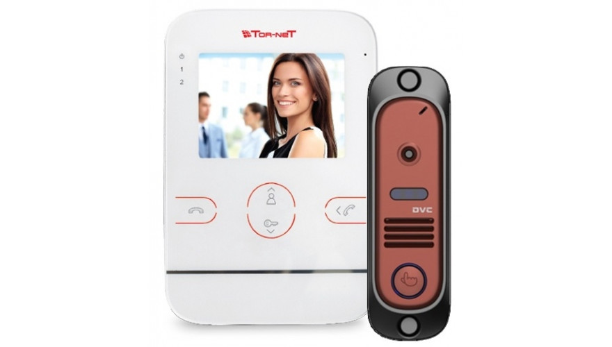 Видеодомофон Tornet TR-25 W/412Si