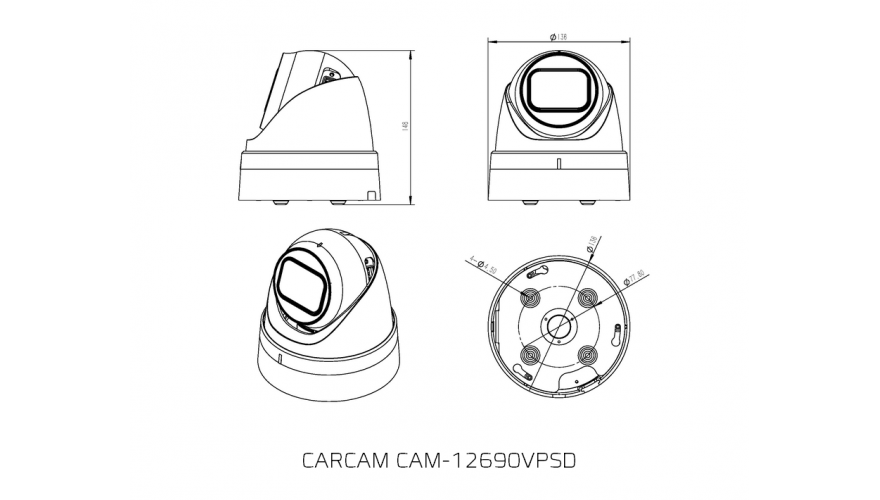 CARCAM CAM-12690VPSD