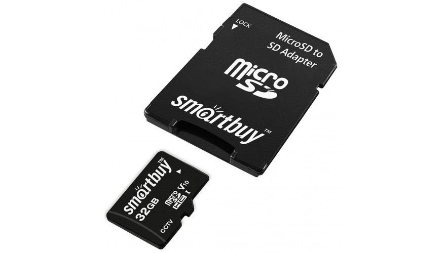 Купить SmartBuy microSDHC 32Gb Class10 U1 V10 (SB32GBSDCCTV)