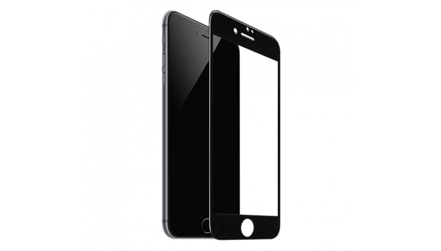 Защитное стекло для iPhone 7 Plus / 8 Plus 5D 0.3mm без упаковки чёрный