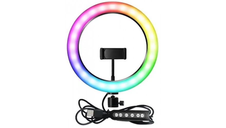 Купить Кольцевая лампа RGB LED Soft Ring Ligth MJ-26 26cm (без штатива)