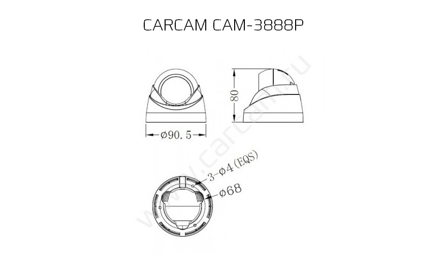 CARCAM CAM-3888P