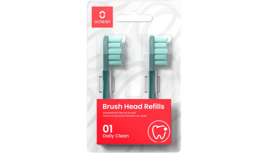 Купить Насадки для электрической зубной щетки Xiaomi Oclean X Pro Green (2 шт)