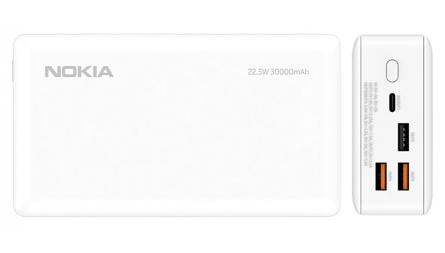 Купить Nokia Power Bank P6203 30000mAh White