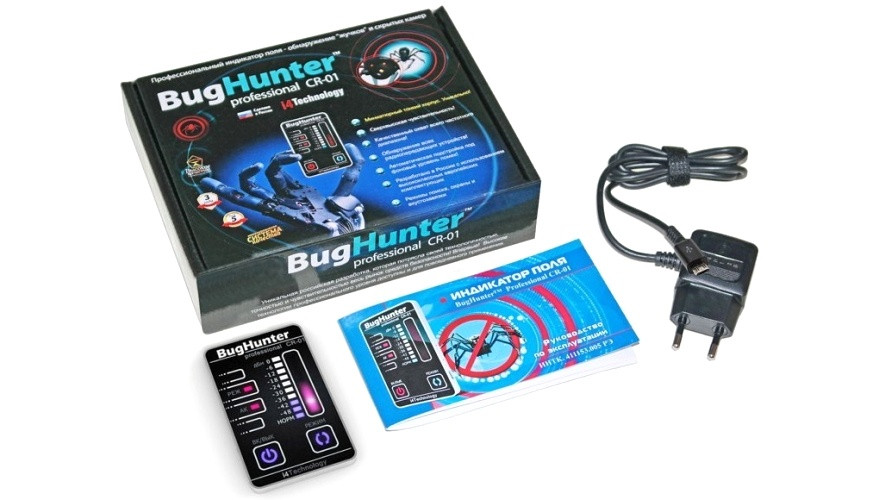 Детектор жучков BugHunter Professional CR-01 