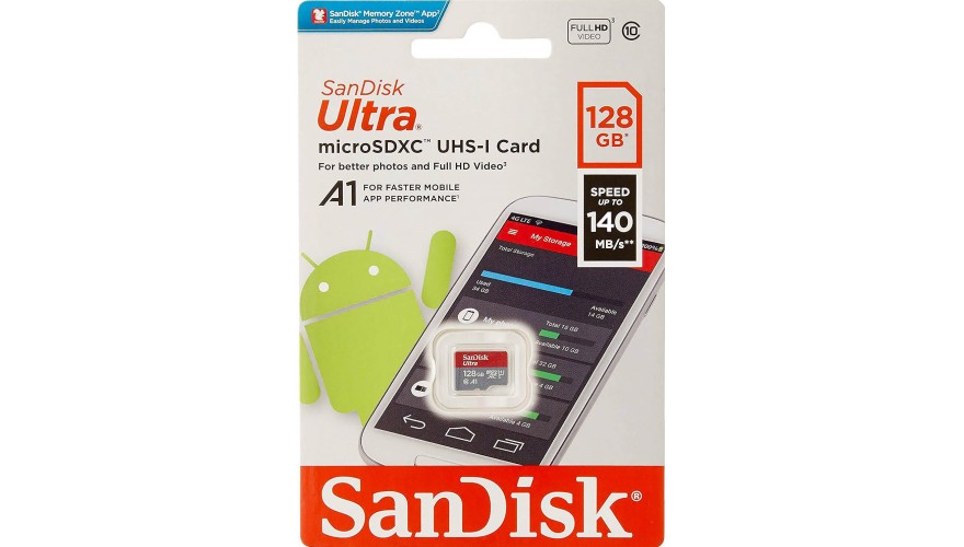 Купить SanDisk Ultra 128GB microSDXC Class 10 (SDSQUNC-128G-ZS3MN)