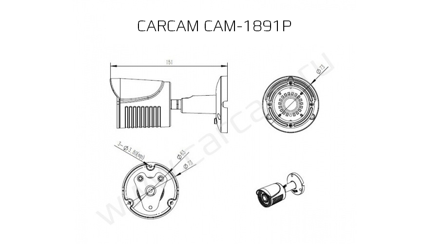 CARCAM CAM-1891P