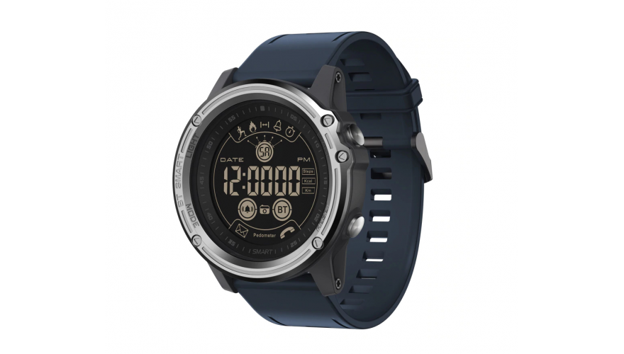 Ударопрочные и водонепроницаемые смарт-часы CARCAM SMART WATCH EX26 - BLUE