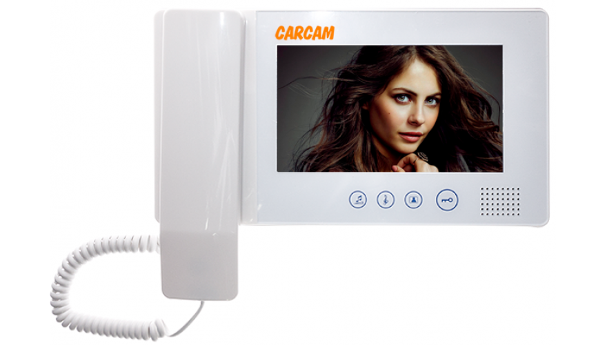 Видеодомофон CARCAM DW-714 позволяющий слышать и видеть посетителя