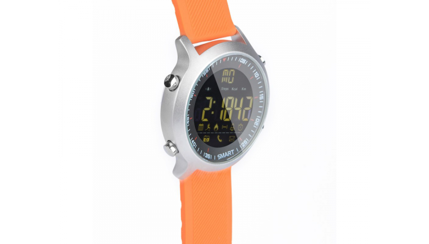 Ударопрочные и водонепроницаемые смарт-часы CARCAM SMART WATCH EX18 - ORANGE