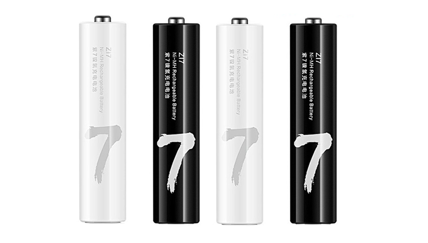Купить 4 аккумуляторные батарейки Xiaomi ZI7 Ni-MH Rechargeable Battery (HR03-AAA)