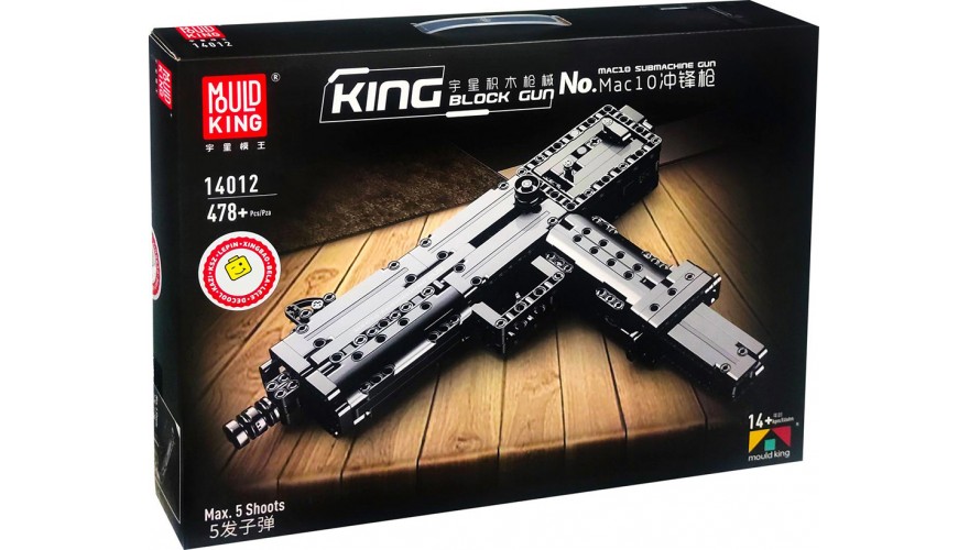 Купить Mould King Block Gun Mac10 (14012)