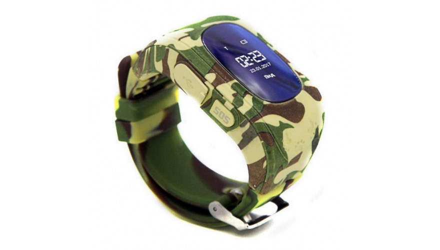 Детские часы с GPS CARCAM Q50 (лесной камуфляж)