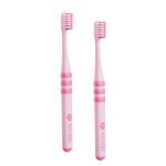 Комплект детских зубных щеток Xiaomi Dr. Bei Toothbrush (2 шт) - Pink