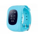 Детские часы с GPS Smart Baby Watch CARCAM Q50 OLED голубые