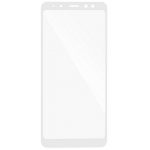 Защитное стекло для Samsung A8 Plus (2018) 5D Full Fac белый