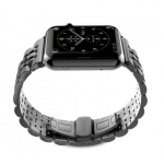 Ремешок для Apple watch 38mm Metal 7-bead черный
