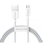 Купить Baseus Superior Series Fast Charging, USB - MicroUSB, 2А, 2 м, White (CAMYS-A02)