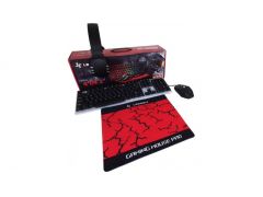 Linmony GF500 4in1 Gaming Combo  (Mouse + Keyboard + Headset + Mouse pad) 