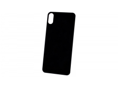 Защитное стекло для задней панели iPhone XS MAX черный ТЕХПАК