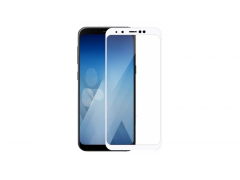 Защитное стекло для Samsung A8 Plus (2018) с рамкой