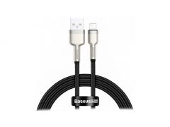 Baseus Cafule Series Metal Data Cable USB 2.0 - Lightning 2.4A 1м Black (CALJK-A01)