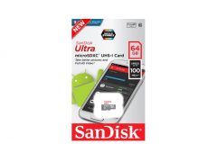 SanDisk Ultra 64Gb microSDXC Class 10 (SDSQUNR-064G-GN3MN)