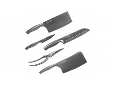 Товары бренда Xiaomi Huo Hou Nano Knife Set (HU0014) ( 5 предметов, подставка) 